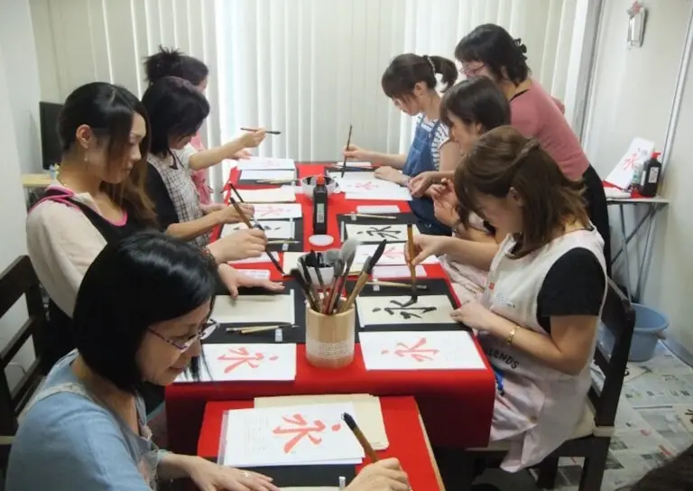 書道研修風景-2-768x544